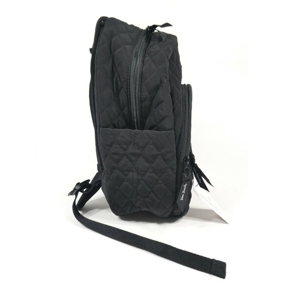 Vera Bradley Classic Black Essential Compact Backpack NWT - Picture 2 of 7